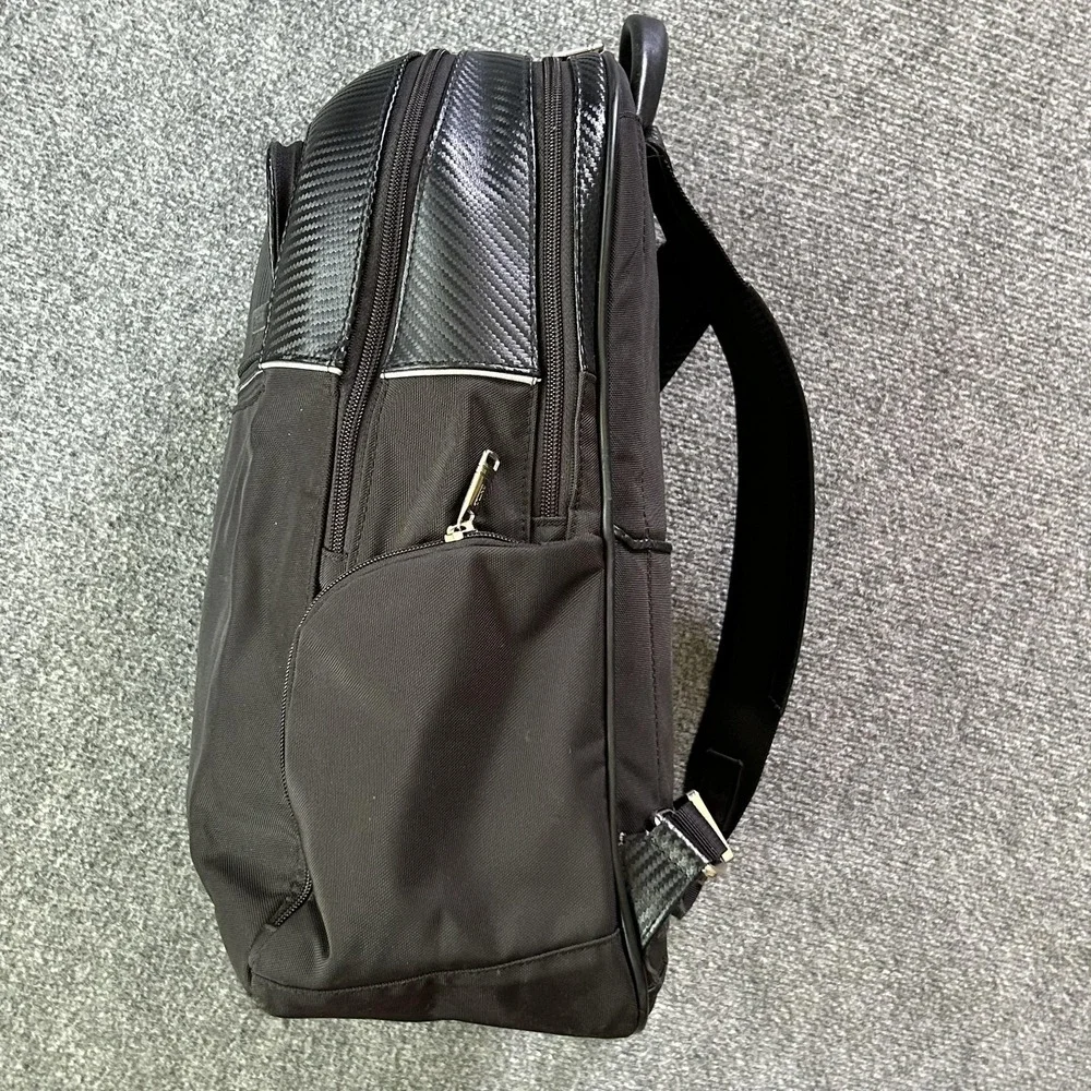 TUMI Arrive Bradley Carbon Fiber Look Backpack Laptop Travel Business Bag